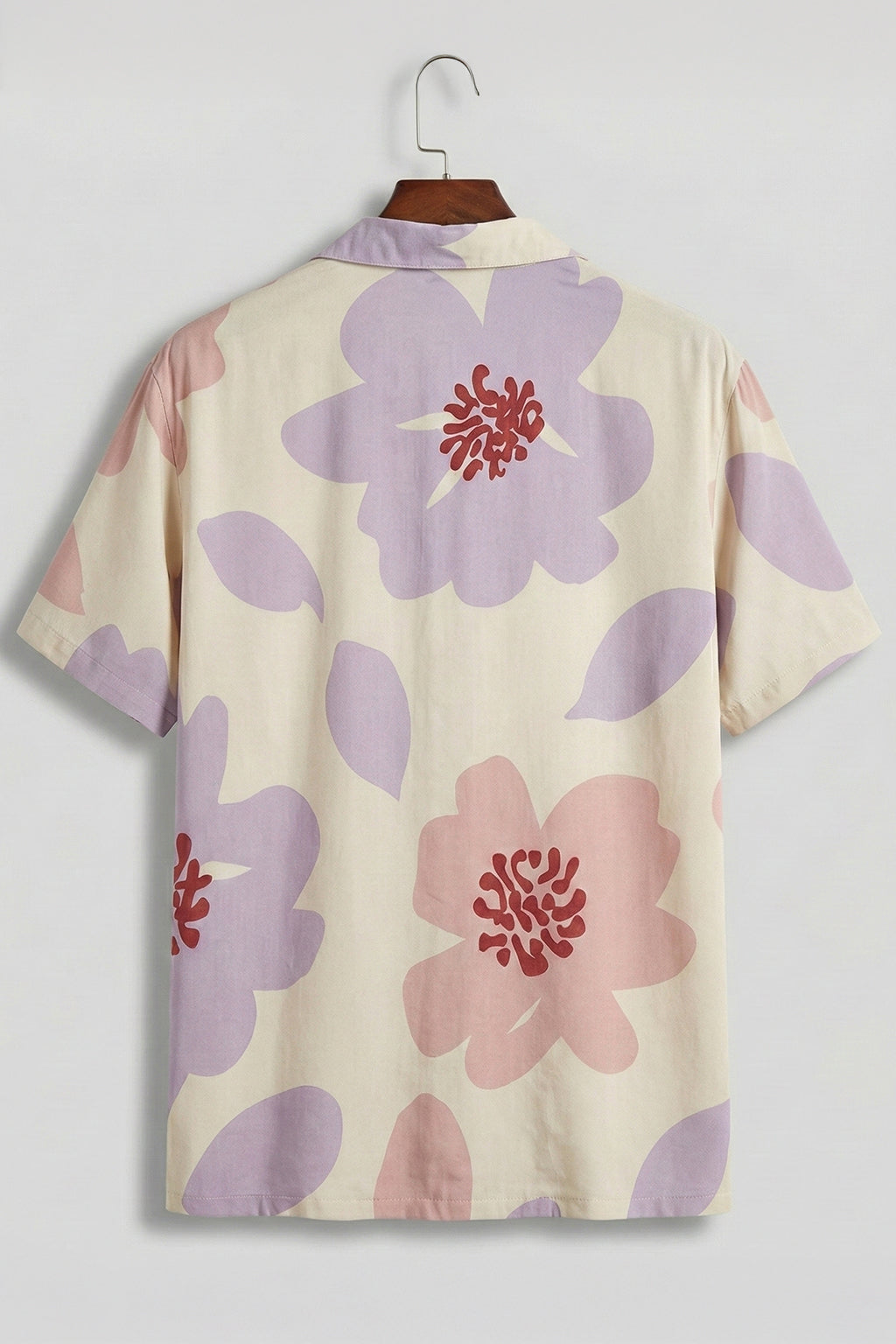 Stylized Floral Swanwhite All Over Print Oversized Exclusive Shirt