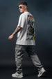 PREPARE FOR TROUBLE? Marvel Super Hero White Oversized Deadpool T-Shirt