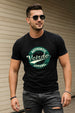 Veirdo Authentic Black Regular Fit Printed T-shirt