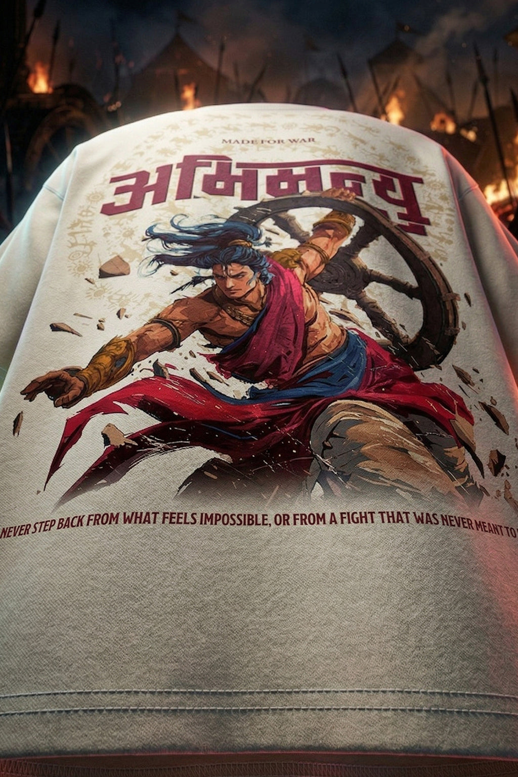 अभिमन्यु Swanwhite Printed Exclusive T-shirt Supreme Edition