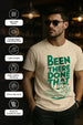 Been There Swanwhite Regular Fit Printed T-shirt
