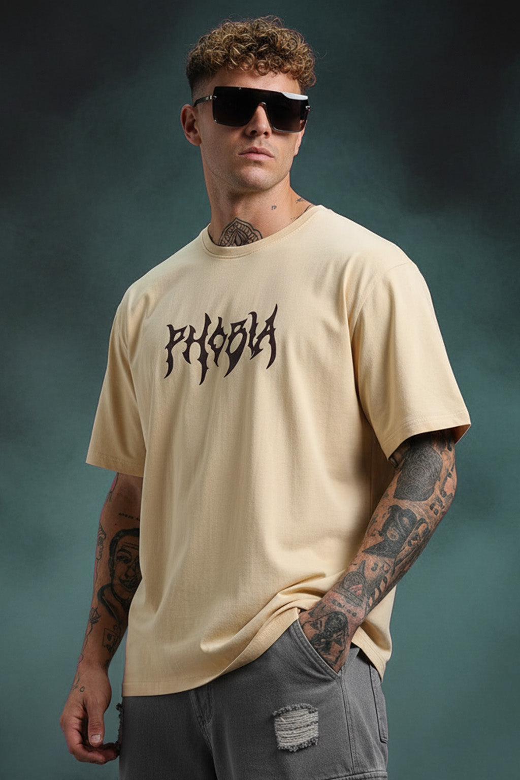 Phobia Swanwhite Oversized Graphic Printed T-shirt