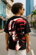 Starwar Black Oversized Graphic Back Printed Boys T-shirt