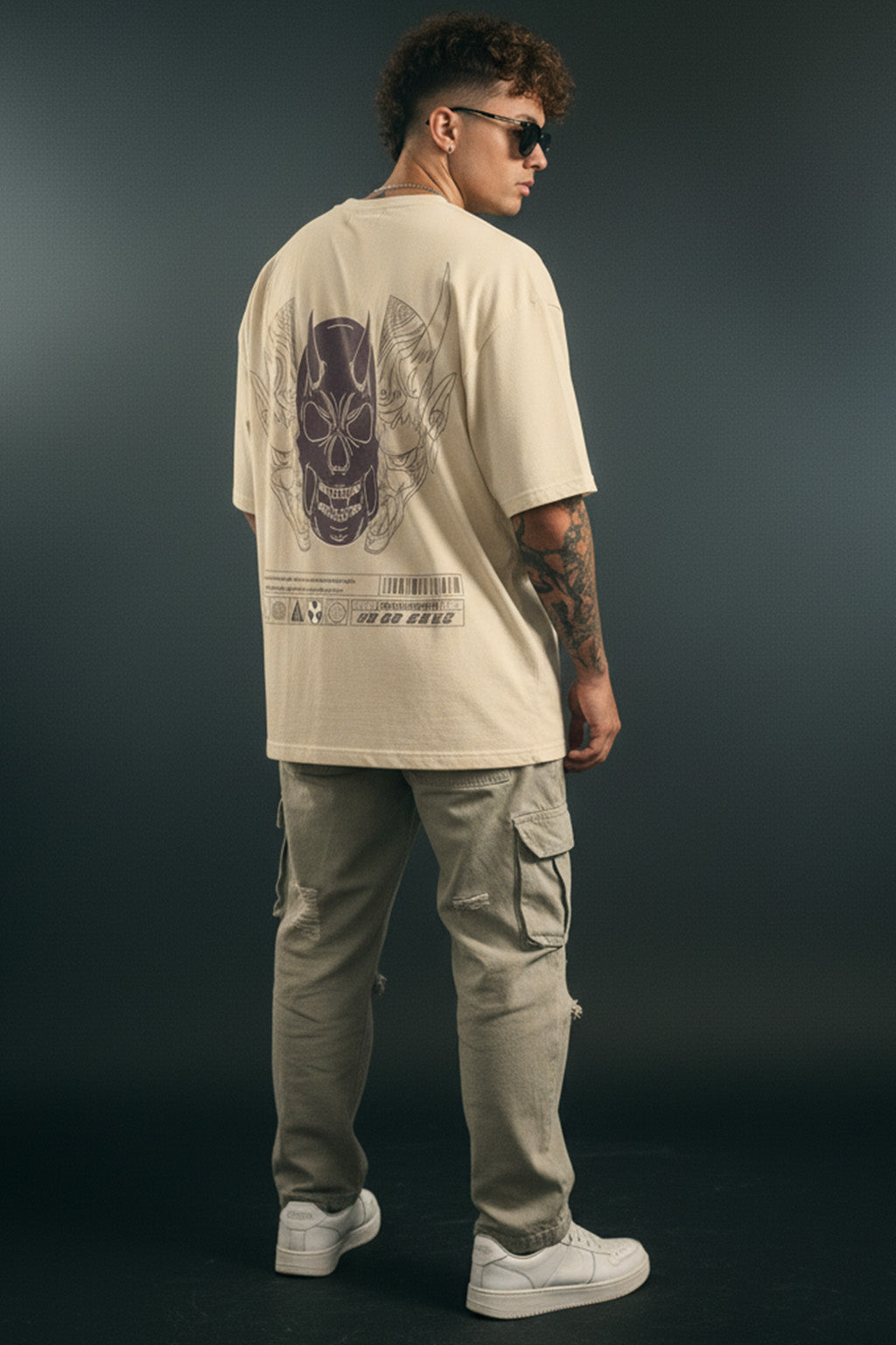Phobia Swanwhite Oversized Graphic Printed T-shirt