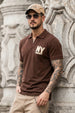 New York Chocolate Rib Collar Economic Regular Fit Pique Polo