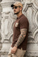 New York Chocolate Rib Collar Economic Regular Fit Pique Polo