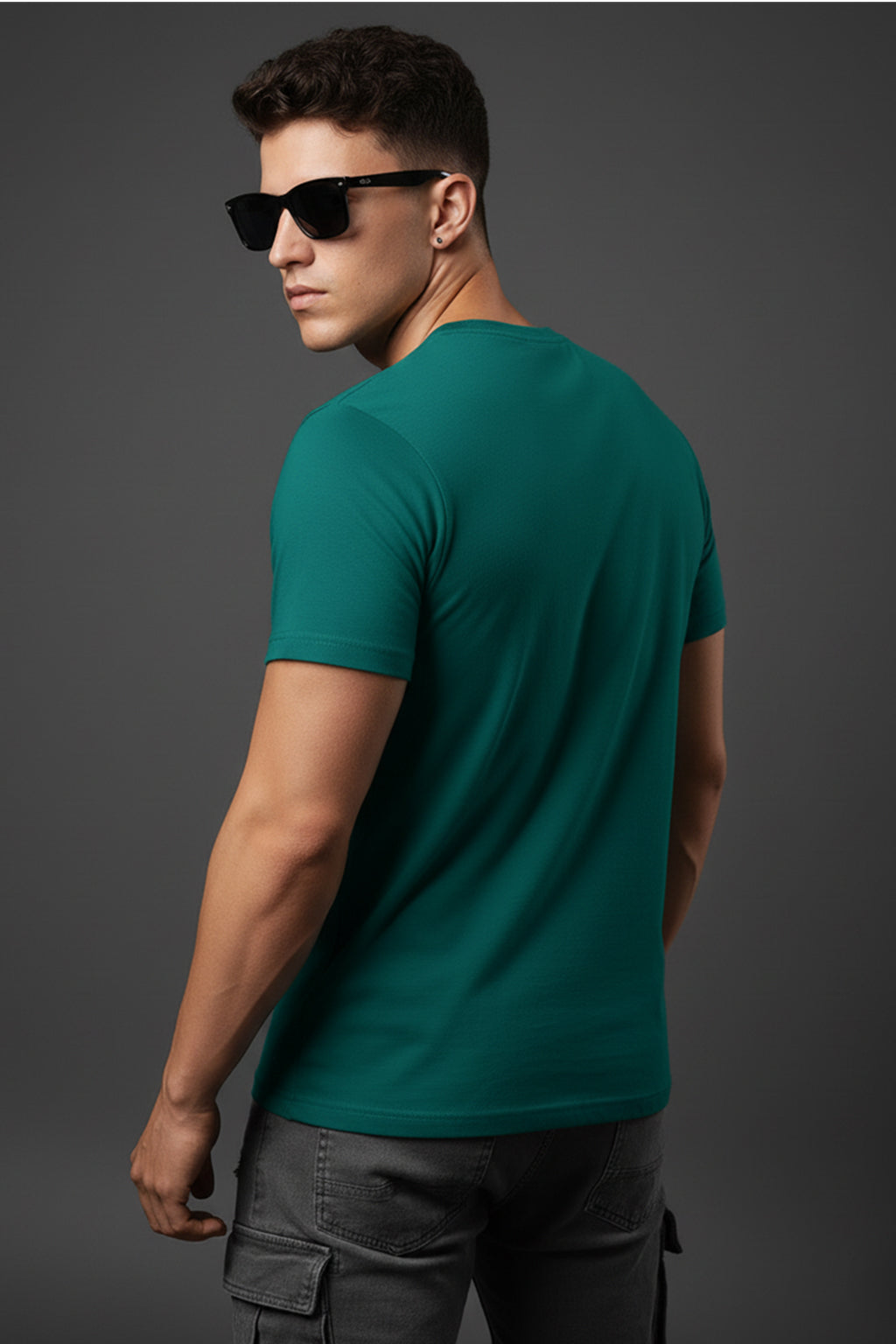 Aliens Green Regular Fit Printed T-shirt