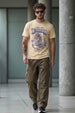 Warrior Swanwhite Regular Fit Printed T-shirt