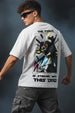 Star Wars White Oversized Back Graphic Printed T-shirt