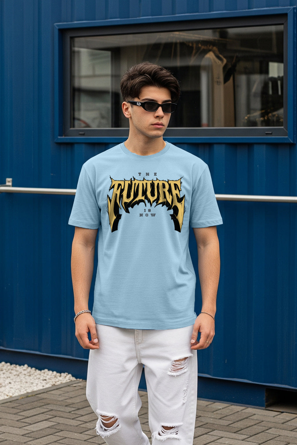 Future Dutch Canal Regular Fit Printed T-shirt
