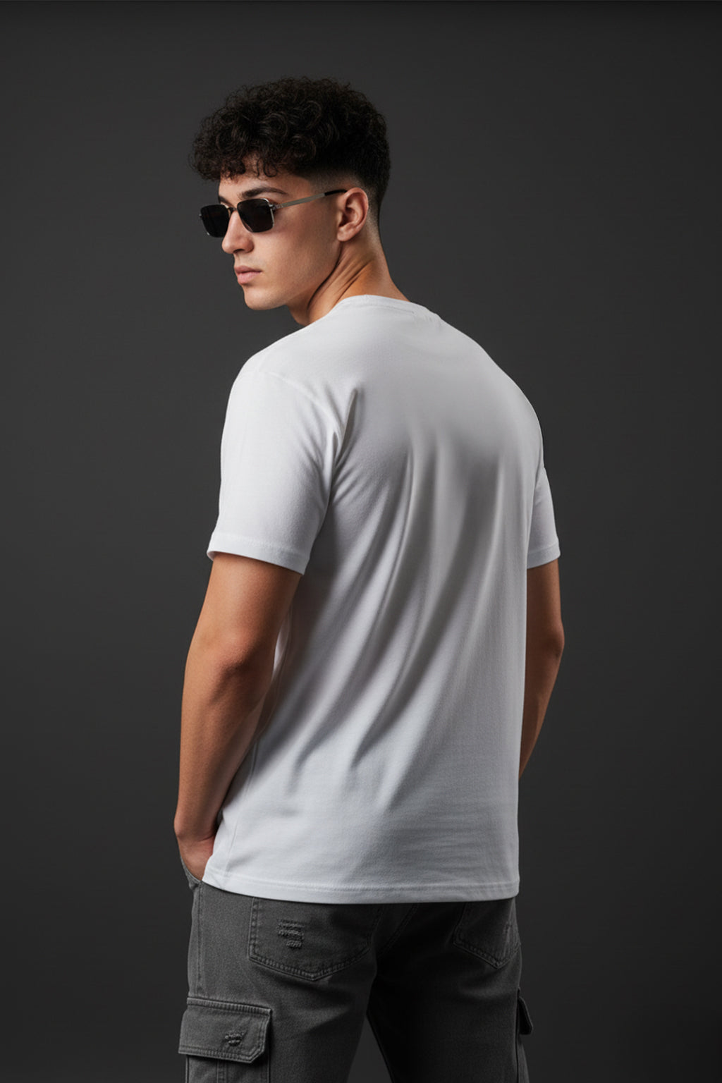 Hopeless White Regular Fit Printed T-shirt