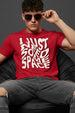Need Some Space Red Regular Fit Printed T-shirt
