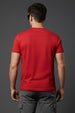 Need Some Space Red Regular Fit Printed T-shirt