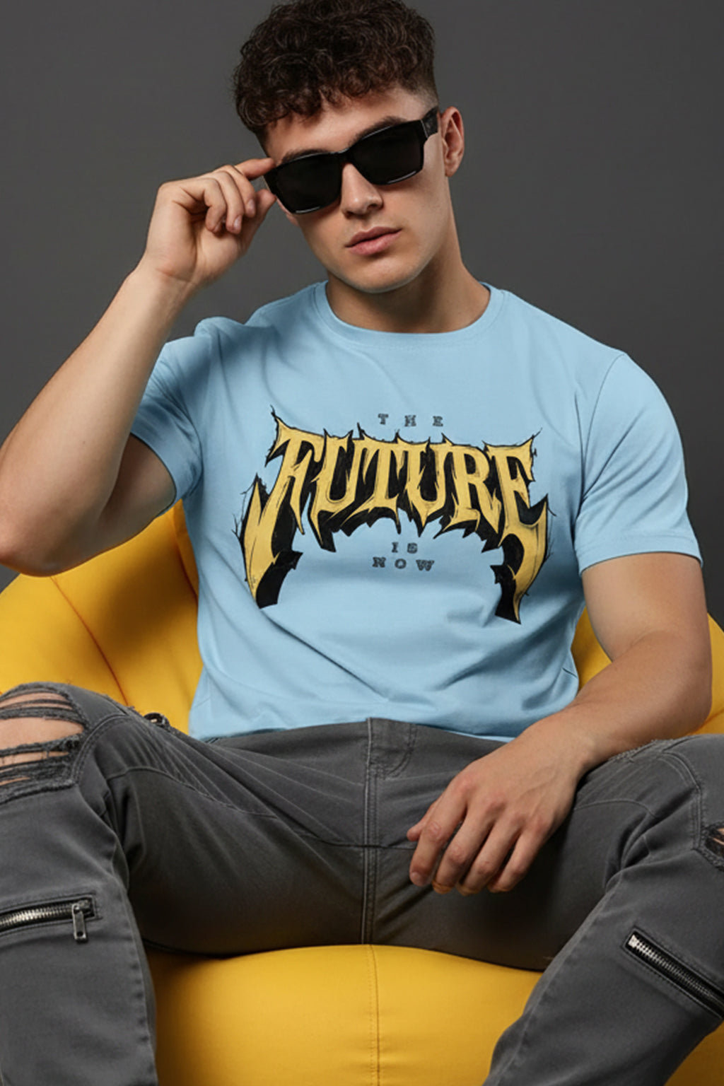 Future Dutch Canal Regular Fit Printed T-shirt