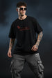 I AM MARVEL JESUS Super Hero Black Oversized Deadpool T-Shirt
