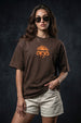 आर्य Brown Puff Printed Exclusive T-shirt Epic Collection
