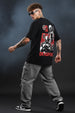 I AM MARVEL JESUS Super Hero Black Oversized Deadpool T-Shirt