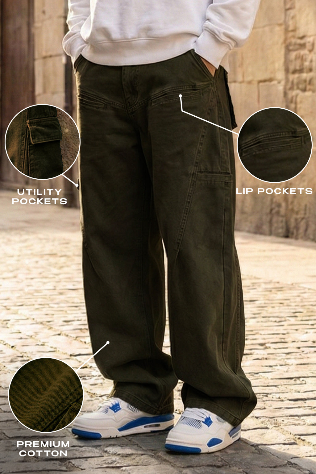 Cargo pants for men