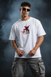 Hey Folks! Marvel Super Hero White Oversized Deadpool T-Shirt