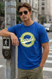 Veirdo Authentic Royal Blue Regular Fit Printed T-shirt