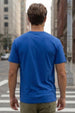 Veirdo Authentic Royal Blue Regular Fit Printed T-shirt