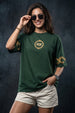 मोक्ष Green Printed Exclusive T-shirt Epic Collection