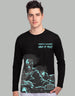 Black Ghost Full Sleeve Printed T-Shirt Veirdo