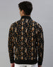 Black Printed Men's Shacket Veirdo