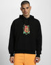 Bold Integrity: Men's Graphic Print Oversized Hooded Sweatshirt Veirdo