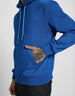 Everyday Comfort: Men's Blue Regular Solid Hoodie Veirdo