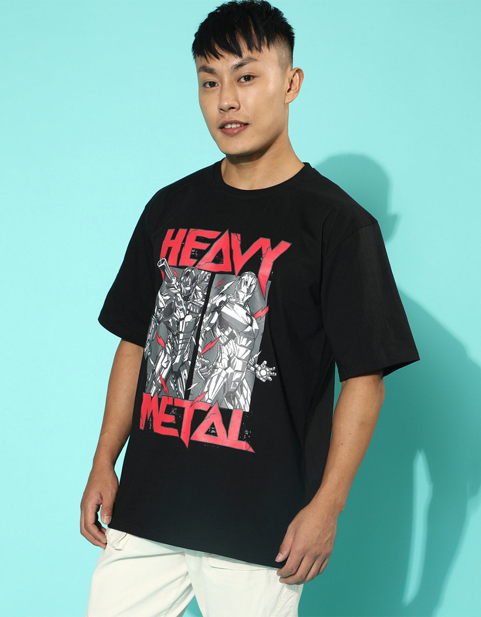 Heavy Metal Iron Man - Original Marvel Oversized T-Shirt Veirdo