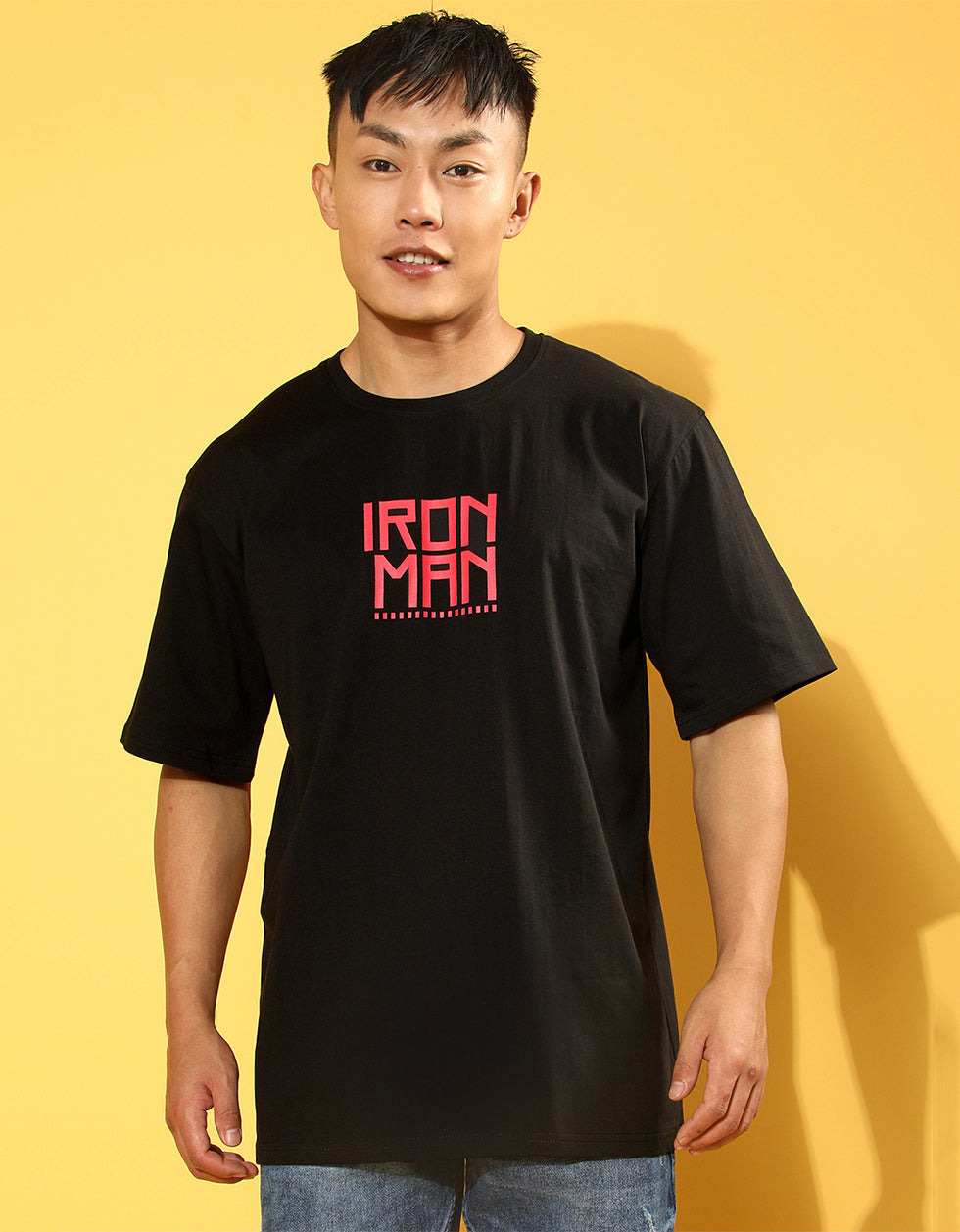 Ironman - Original Marvel Black Oversized Tee Veirdo