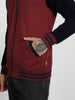 Men's Maroon League Jacket Veirdo