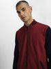 Men's Maroon League Jacket Veirdo