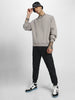 Modern Minimalism: Grey Solid Oversized Fit Fashion Sweatshirt Veirdo
