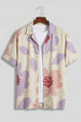 Stylized Floral Swanwhite All Over Print Oversized Exclusive Shirt
