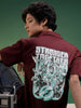 Stronger Brown Oversized Printed Exclusive Shirt