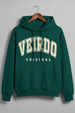 Veirdo Original Green Front Oversized Graphic Printed Hoodie