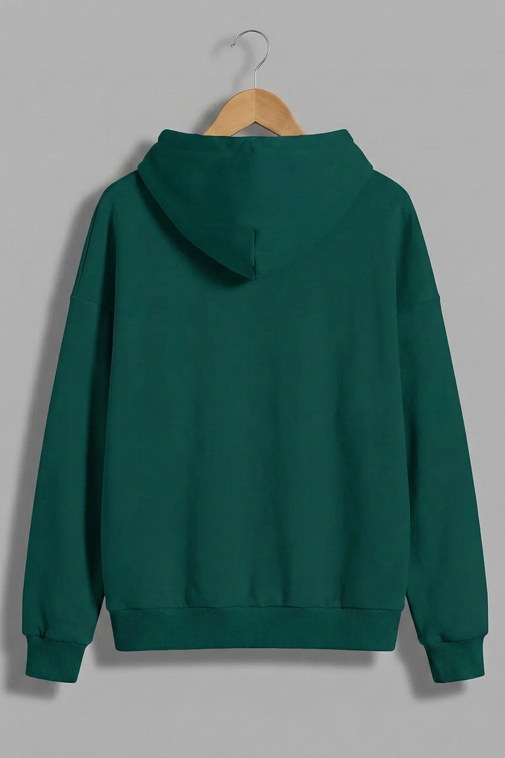 Veirdo Original Green Front Oversized Graphic Printed Hoodie