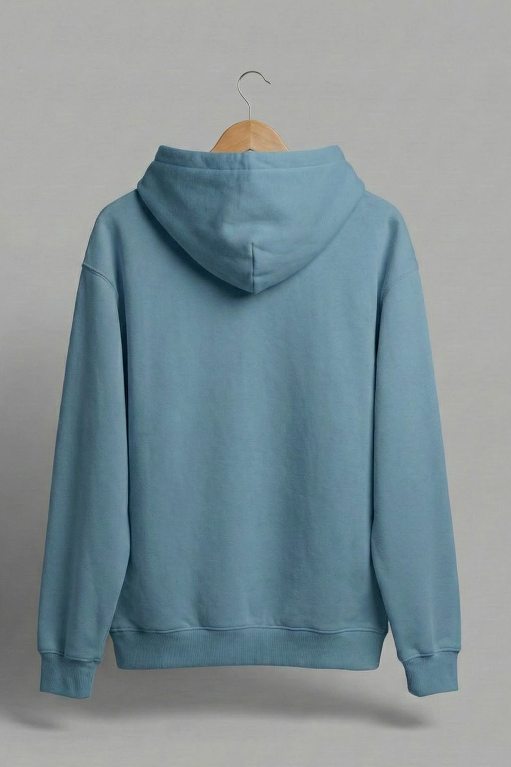 Bashed Haritage Blue Oversized Printed Hoodie