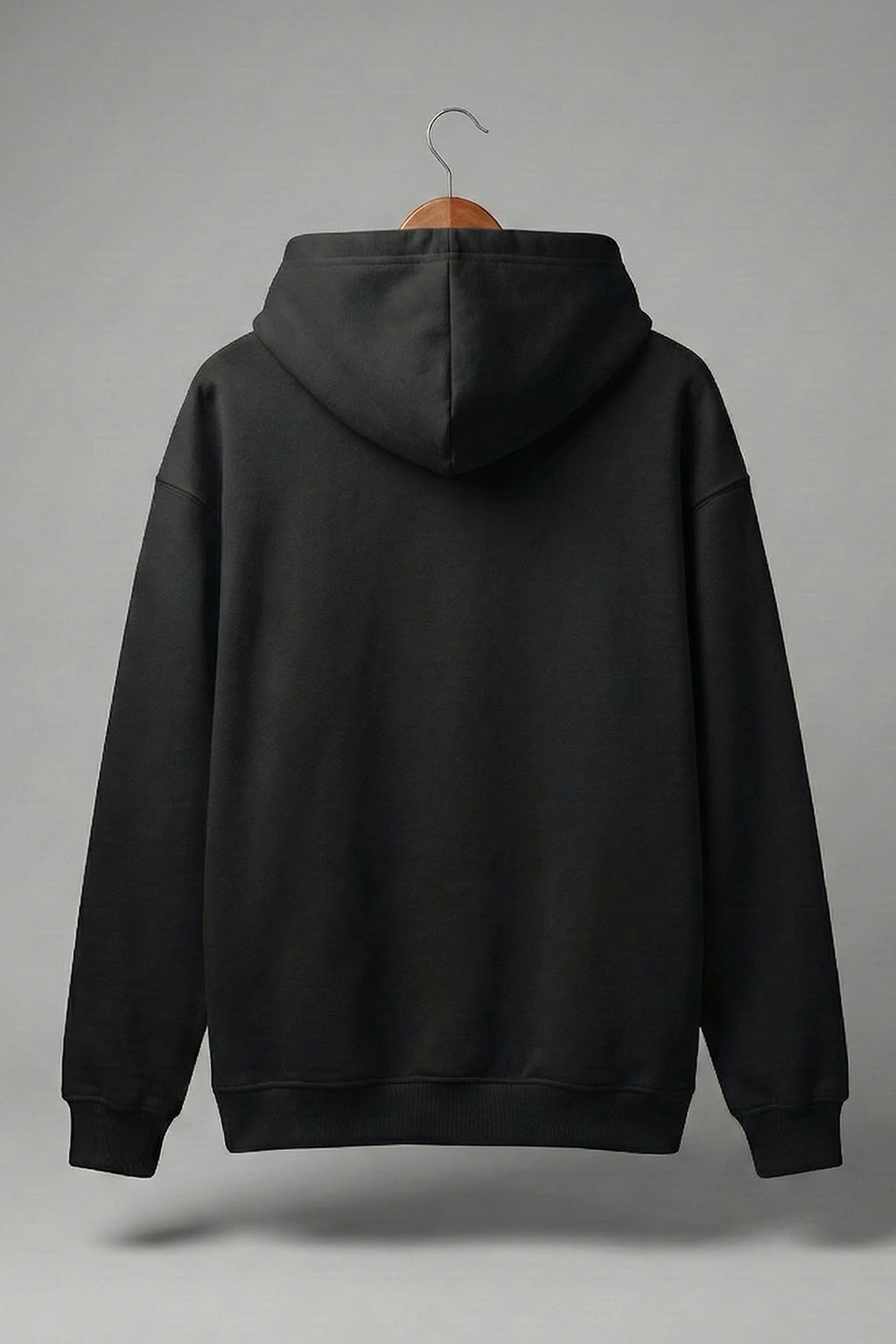 Cooking Dark Grey Oversized Printed Hoodie