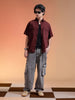 Brown Oversized Half Sleeve Dual Pocket Utility Exclusive Shirt