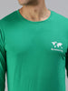 Reconnecting Printed Green Full Sleeve T-Shirt Veirdo