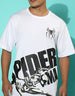 Spiderman Relaxed Fit - Original Marvel White Oversized Tee Veirdo