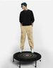 Urban Classic: Black Solid Full Sleeve Sweatshirt Veirdo