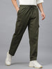 Olive Pure Cotton Baggy Fit 4 Pocket Cargo