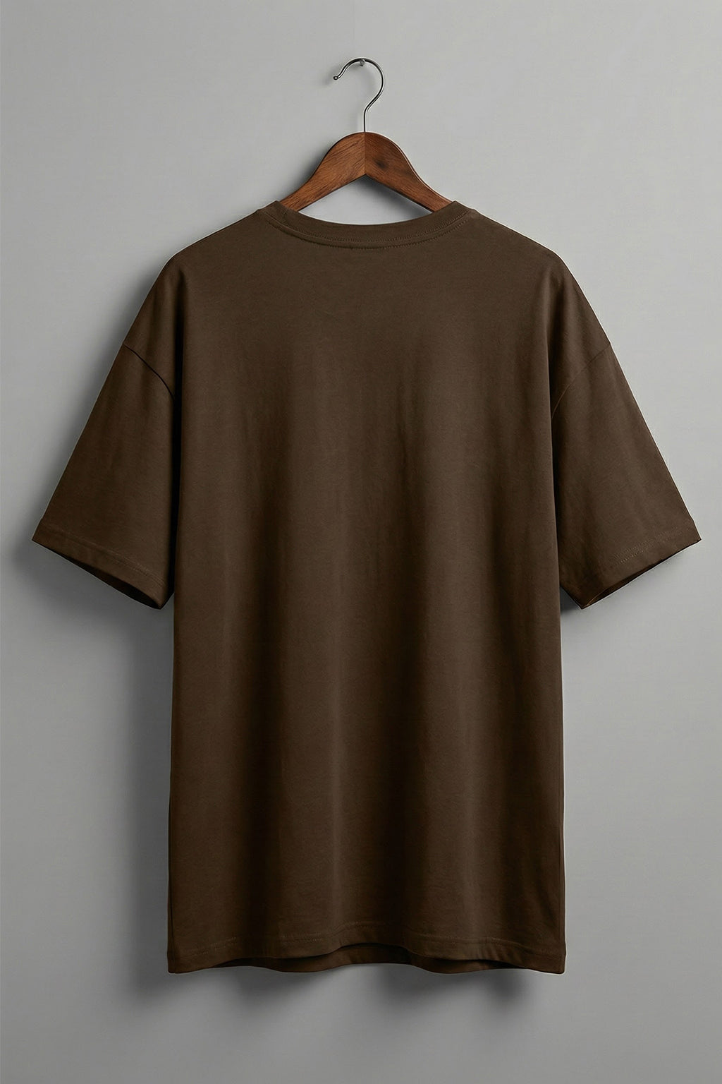 Go Veirdo Brown Graphic Printed Plus Size T-shirt