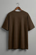 Go Veirdo Brown Graphic Printed Plus Size T-shirt