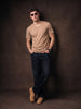 Cork Plain V-Neck Regular Fit T-shirt