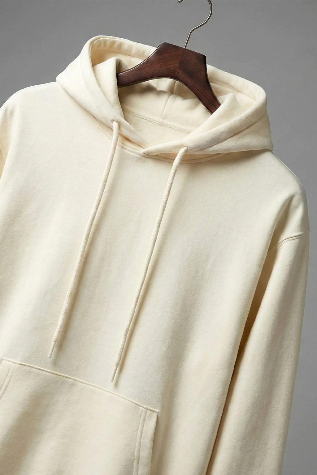 Off White Plain Regular Hoodie